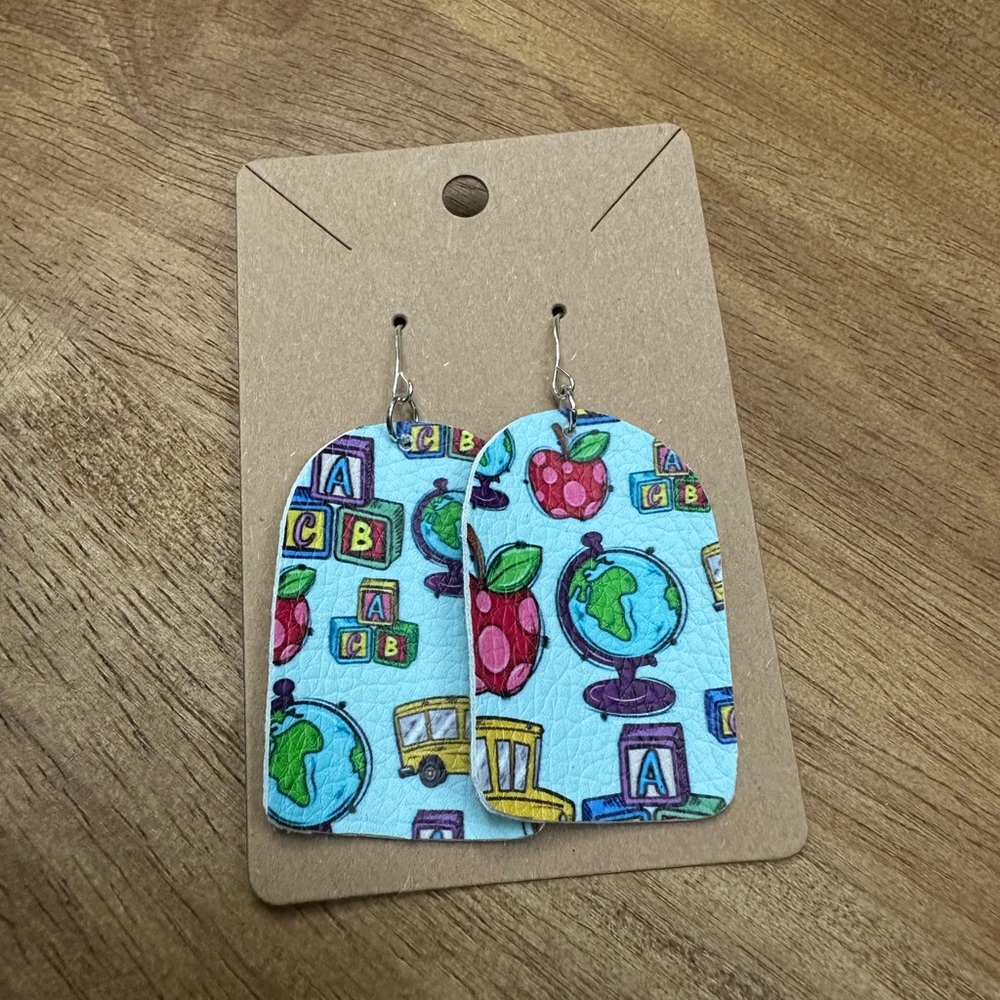 5/ $10 Colorful Alphabet‎ Earrings